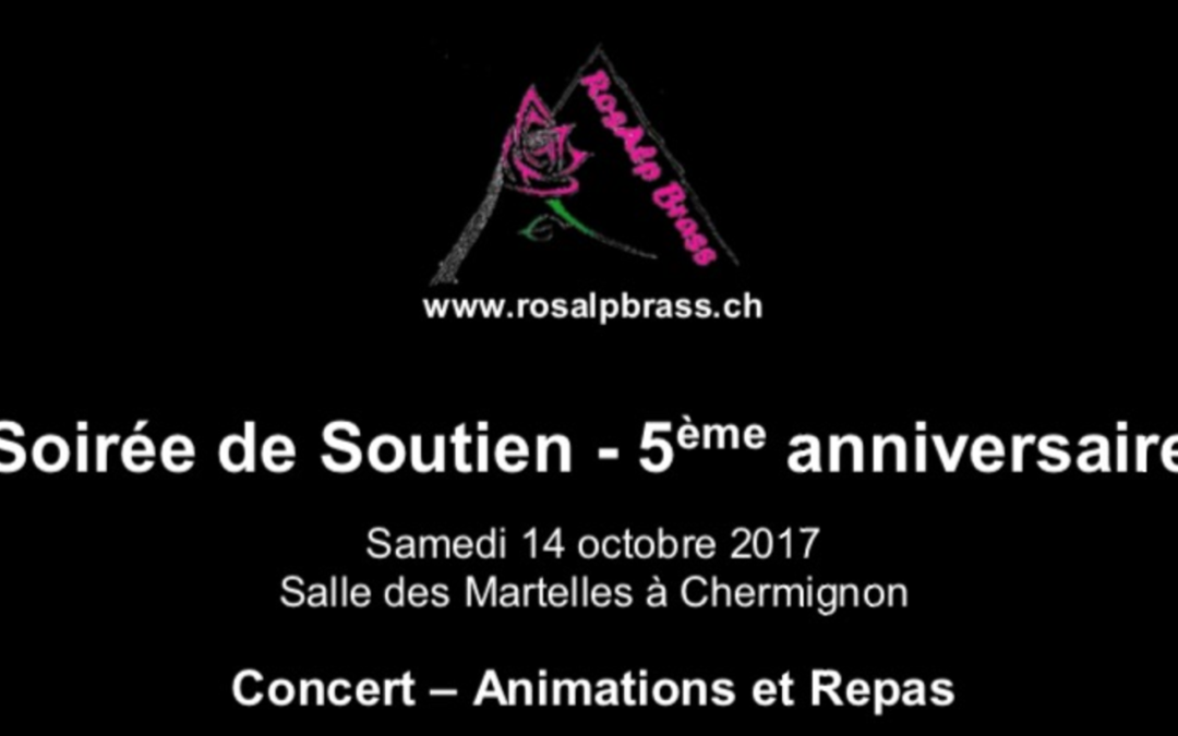 Soirée de soutien du RosAlp Brass Band
